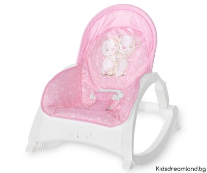 Бебешки шезлонг Lorelli - Enjoy, Pink Hug