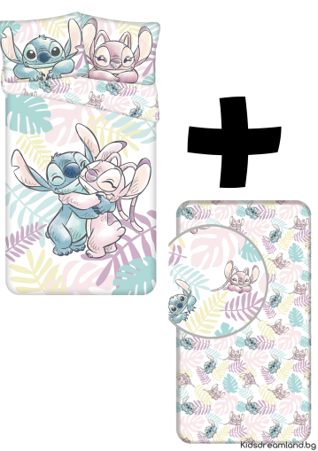 Лило и Стич - Бяло Вълшебство Спален комплект