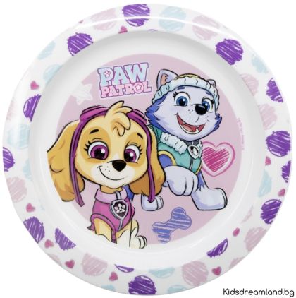 Детска микровълнова чиния Paw Patrol