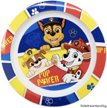 Детска микровълнова чиния Paw Patrol