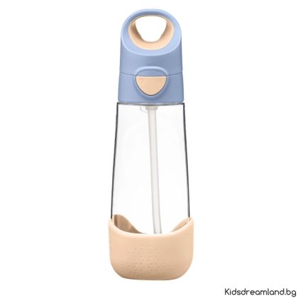 Бутилка B.Box със сламка 600 мл - праскова