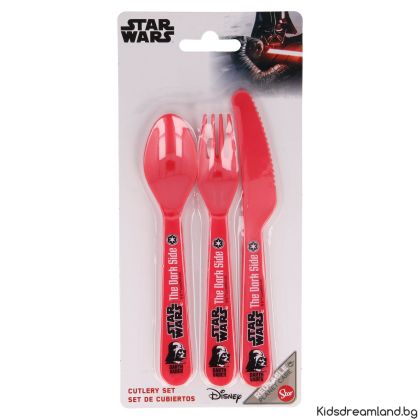 Прибори за хранене, Star Wars, 3бр.