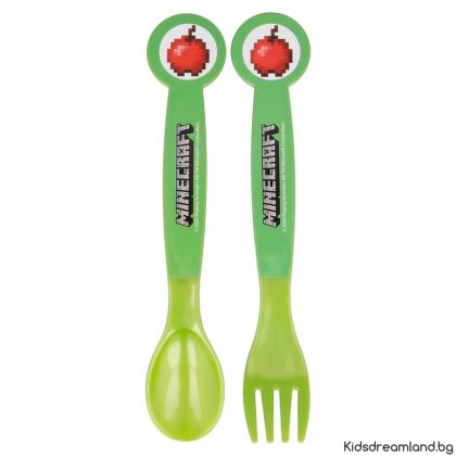 Прибори за хранене, Minecraft, 2бр.