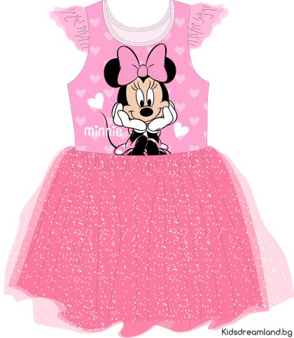 РОКЛЯ ЗА МОМИЧЕ С ТЮЛ Minnie Mouse