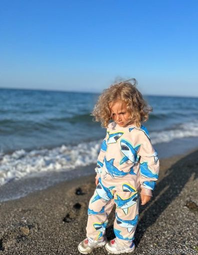 Детски комплект момиче дълъг ръкав Shark 