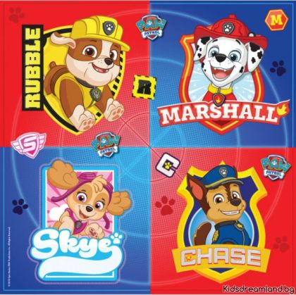 Салфетки Paw Patrol Amscan 33 x 33 см 16 бр