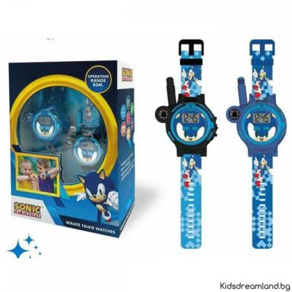 Комплект Sonic Walkie Talkie, 2 части, интерактивни играчки за деца