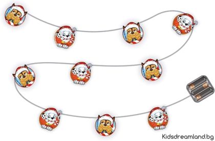 Коледни гирлянди с 10 светодиода.