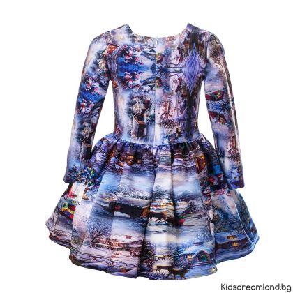 Коледна рокля - Коледено сияние