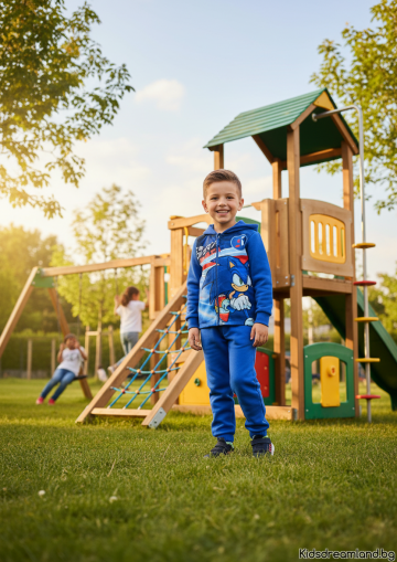 Спортен екип Sonic - Син