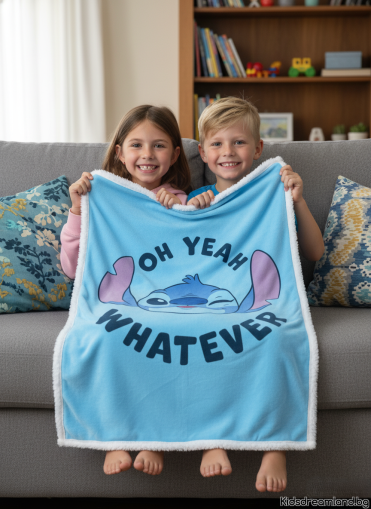 Плюшени Одеало на Lilo & Stitch