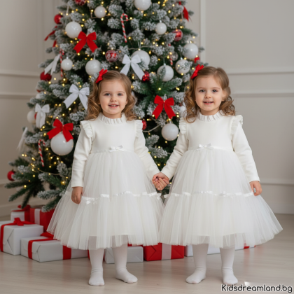 Детска официална рокля Contrast