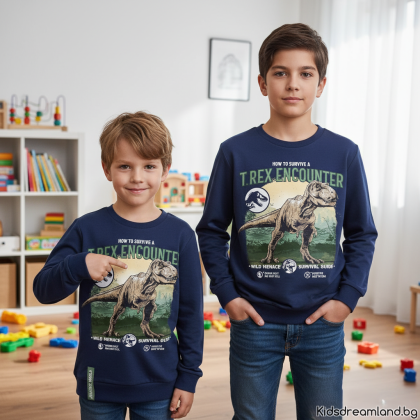 Детски Суитшърт Jurassic World – Тъмносин