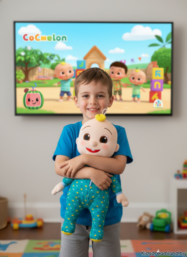 Плюшена играчка облечена в пижама Cocomelon 50см