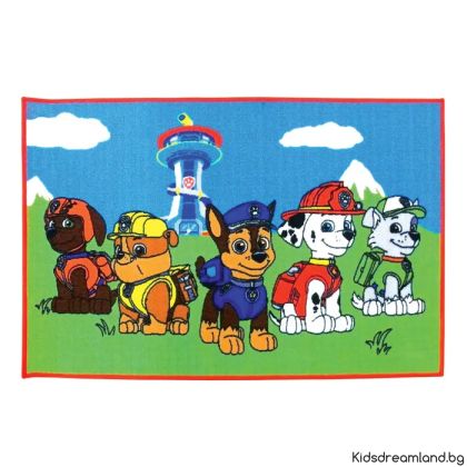 Килим, Paw Patrol, Zuma, Ruben, Chase, Marcus, Rocky - 80x120cm