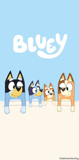 Плажна кърпа, Bluey/Блуй