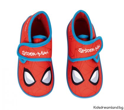 SPIDER MAN ЗАТВОРЕНИ ДОМАШНИ ПАНТОФКИ С ГУМЕНА ПОДМЕТКА