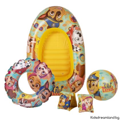 Комплект от 4 аксесоара за плуване, Paw Patrol
