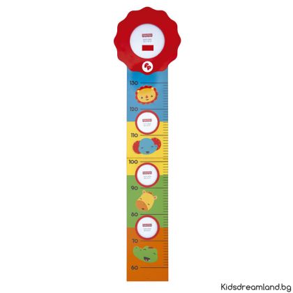 Детски дървен метър за стена, Fisher Price
