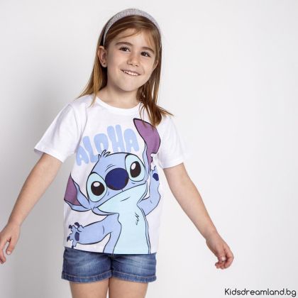 Тениска с къс ръкав Lilo & Stitch