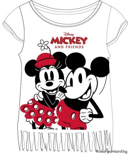 Тениска за момиче Мини Маус