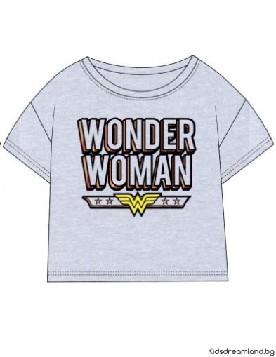 Тениска за момиче Wonder Women