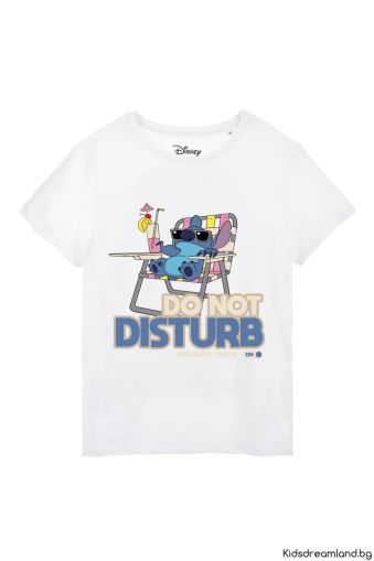 Дамска Тениска Lilo & Stitch -Do not Disturb