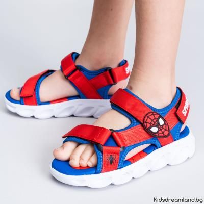 Детски сандали CERDA Spiderman – леки, удобни и с велкро закопчаване