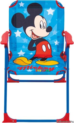 Сгъваем стол с подлакътници – Мики Маус (38 x 32 x 53 см)