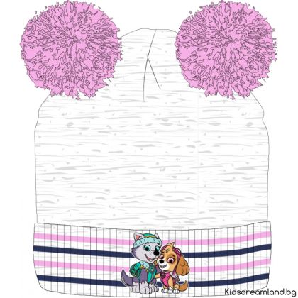 Зимна шапка за момиче Paw Patrol