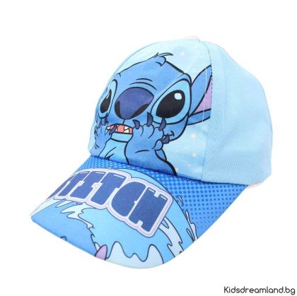 Детска шапка с козирка Lilo & Stitch