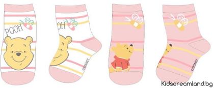 Бебешки чорапи Winnie the Pooh – 2 броя в комплект