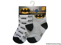 Бебешки чорапи Batman – 2 броя в комплект