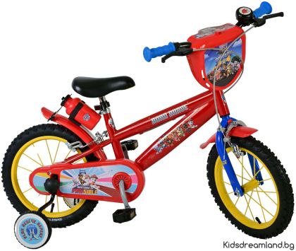 Детски велосипед Paw Patrol – 14 инча – за момчета – червен