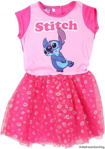Disney Детска Рокля Lilo & Stitch – Розово Очарование!