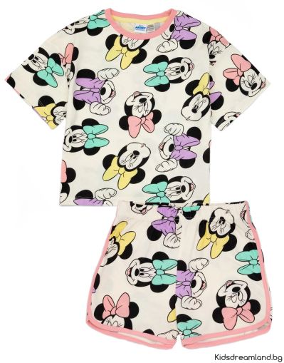 Къса Лятна пижама Мини Маус