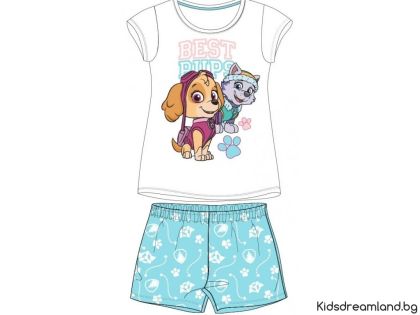 Лятна пижама за момичета - Paw Patrol