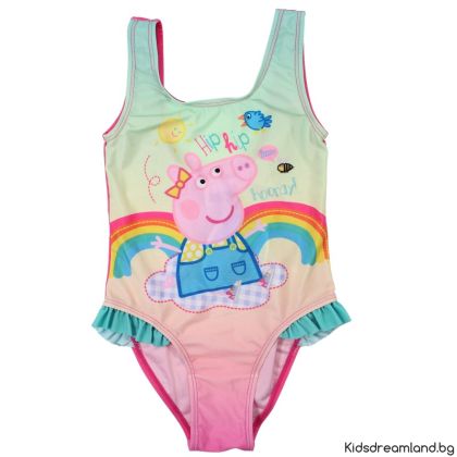 Бански Peppa Pig – 82% Полиестер и 12% Еластан, Лицензиран продукт