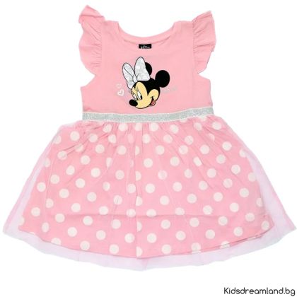 Детска рокля без ръкав от тюл Disney Minnie Mouse