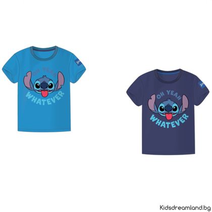 Памучна тениска за момче – Лило и Стич