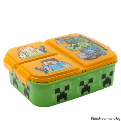 Кутия за сандвичи с много отделения – Minecraft