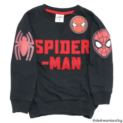  Суитшърт "Spider-Man" – Черен - Лицензиран Продукт