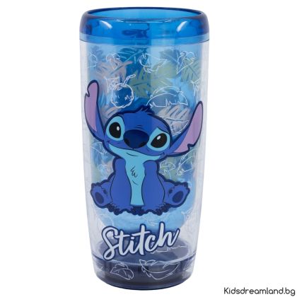 Чаша DROP SAFE с двойни стени PS 705 мл, Stitch Ohana