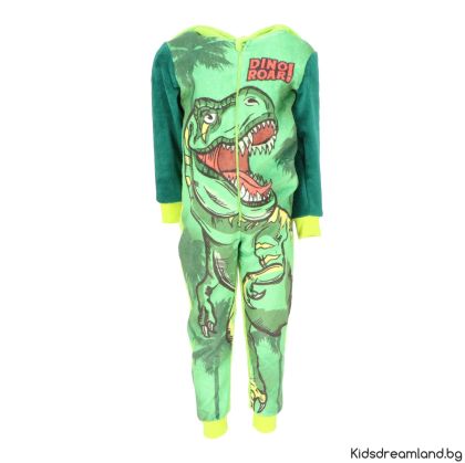 ПИЖАМЕН ГАЩЕРИЗОН  С КАЧУЛКА  DINOROAD