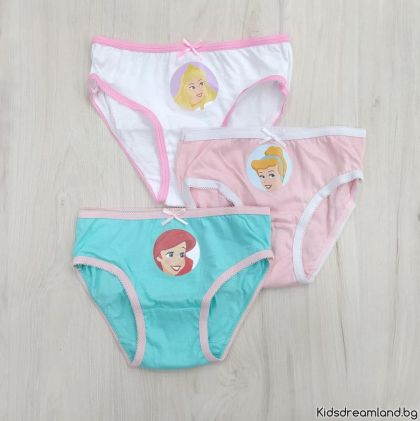 Комплект бельо от 3 броя  Disney Princess