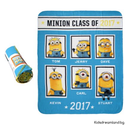 Поларено одеяло Миньони