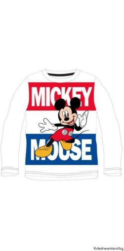 Тениска с дълъг ръкав Disney Mickey Mouse