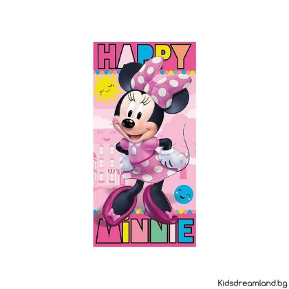 Плажна Кърпа Minnie Mouse