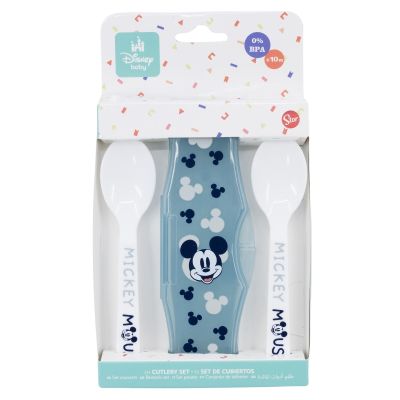 Комплект за пътуване от 2  лъжички с Мики Маус