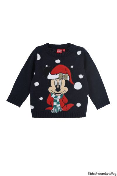 Пуловер суичър, Minnie Mouse, Merry Xmas